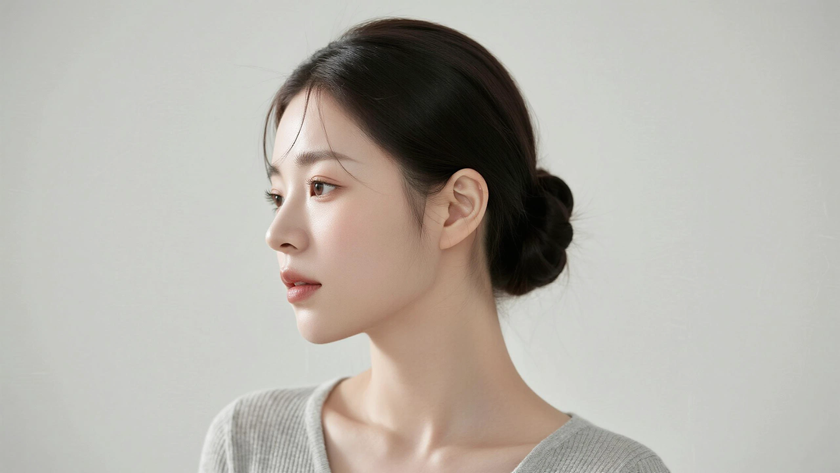 AI柔和暖光清新治愈软糯针织细腻质感女生,高清壁纸