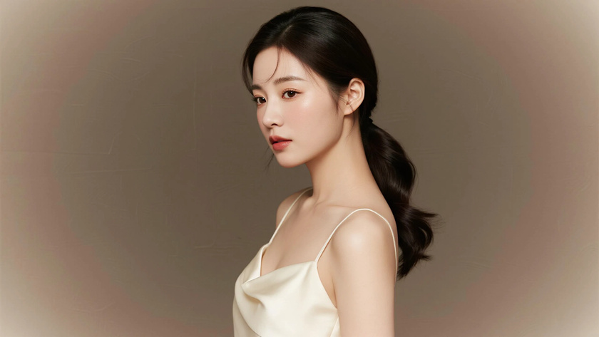 AI极简浅色系柔和清爽女生无水印电脑壁纸
