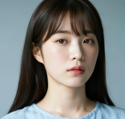 AI清新治愈电脑桌面壁纸 | 淡蓝穿搭清爽雅致女生8K超高清无水印套图