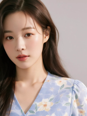 AI清新治愈电脑桌面壁纸 | 天青穿搭灵动唯美女生8K超高清无水印套图