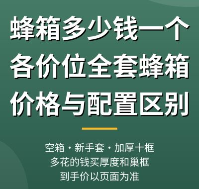 蜂箱多少钱一个？各价位全套蜂箱价格与配置区别