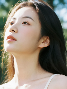 AI清新治愈电脑壁纸 | 林间微风少女空灵清新8K超高清无水印套图