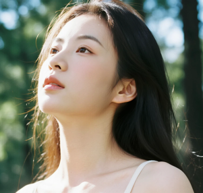AI清新治愈电脑壁纸 | 林间微风少女空灵清新8K超高清无水印套图