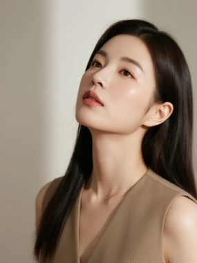 AI模特气质电脑桌面壁纸 | 杏咖穿搭干练简约女生8K超高清无水印套图