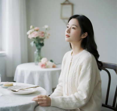 清新治愈高清图集 | 女生白系简约唯美套图