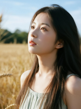 麦田边治愈少女图集 | 微风清新唯美套图