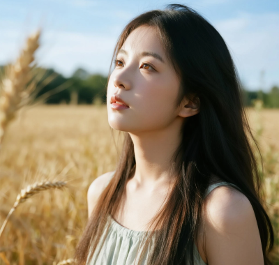 麦田边治愈少女图集 | 微风清新唯美套图