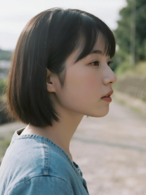 乡间小路清新图集 | 休闲少女唯美套图