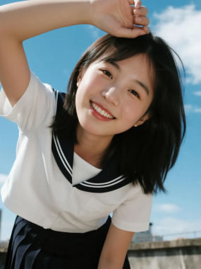 清新治愈高清图集 | 女生日系天空清新套图