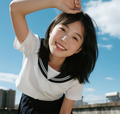 清新治愈高清图集 | 女生日系天空清新套图
