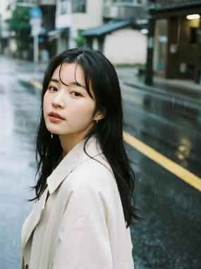 清新治愈高清图集 | 女生雨后光影通透套图