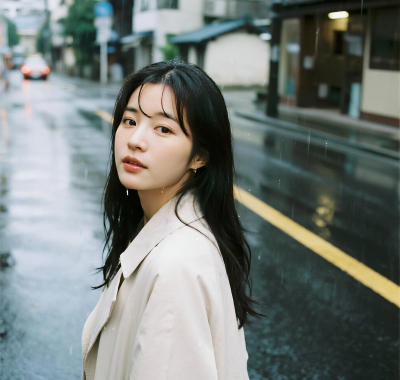 清新治愈高清图集 | 女生雨后光影通透套图