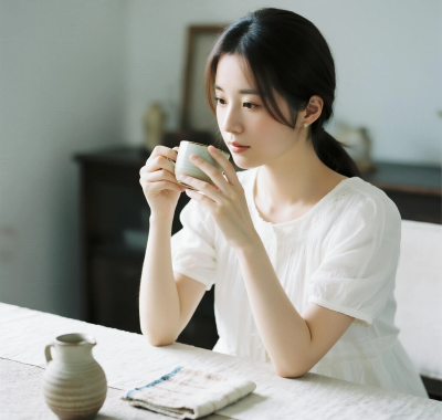清新治愈高清图集 | 女生陶瓷肌理高级套图