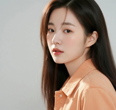 AI清新治愈电脑桌面壁纸 | 橘奶小外套温暖治愈女生8K超高清无水印套图