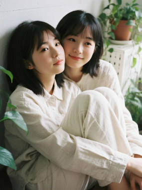 清新治愈高清图集 | 女生日系简约柔和套图