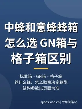 中蜂和意蜂蜂箱怎么选？GN箱与格子箱区别